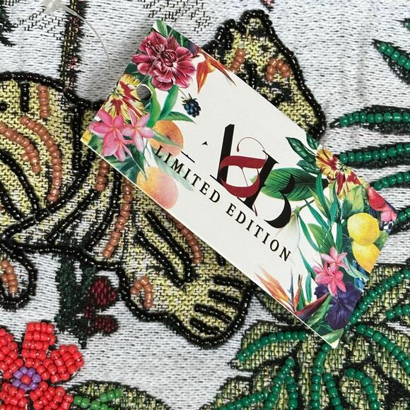 America & Beyond African Safari Limited Edition Hand Beaded Crossbody Tote K665 - Picture 17 of 17